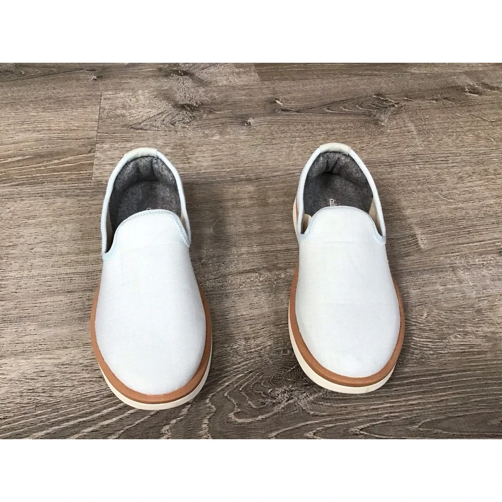 Allbirds Wool Loungers Woven Slip On Shoes Slippers Women's Size 7 Light Blue